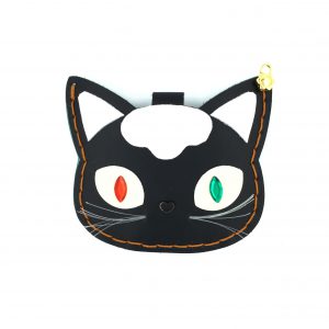 猫 パスケース 革 レザー ビニール ネームタグ ワークショップ ハンドメイド 浅草エーラウンド 猿若マーケット