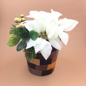 プラントポットカバー ハンドメイド 定期開催 ワークショップ 鉢植えカバー 革製 インテリア